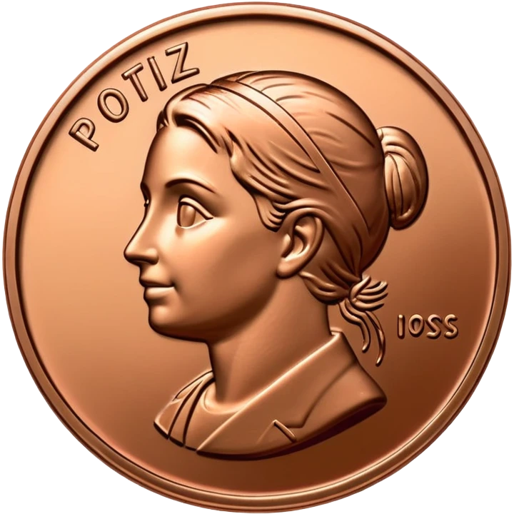 Penny coin emoji