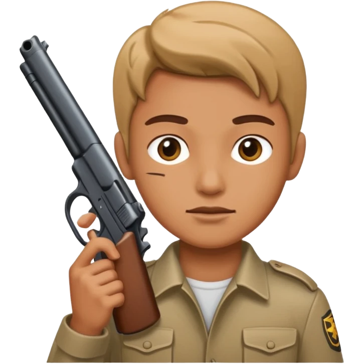 Person with gun emoji