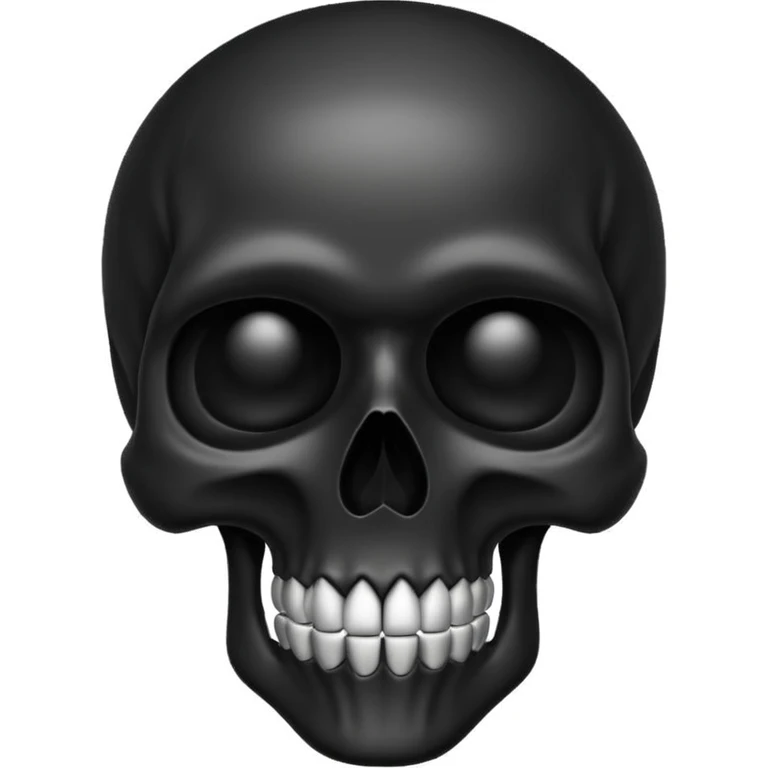 Black skull  emoji