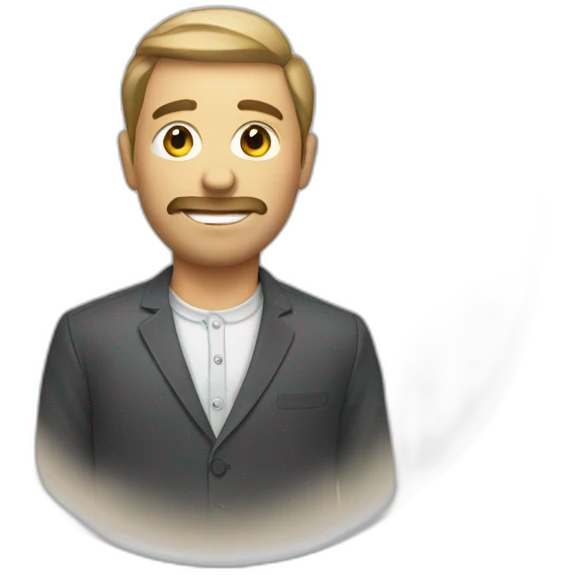 Man in a clothes ball emoji