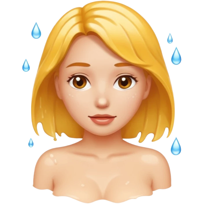 Cum on female tits emoji