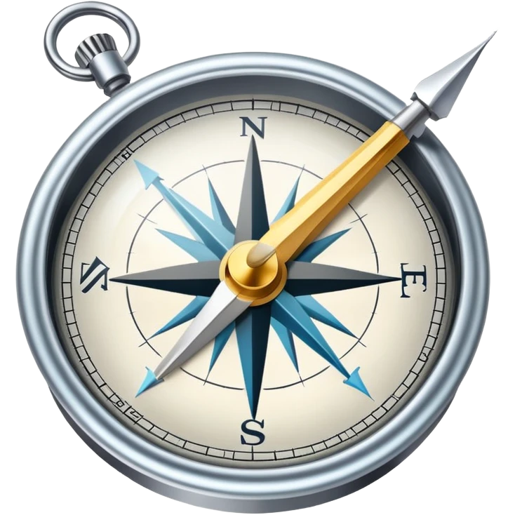 Compass with needle emoji