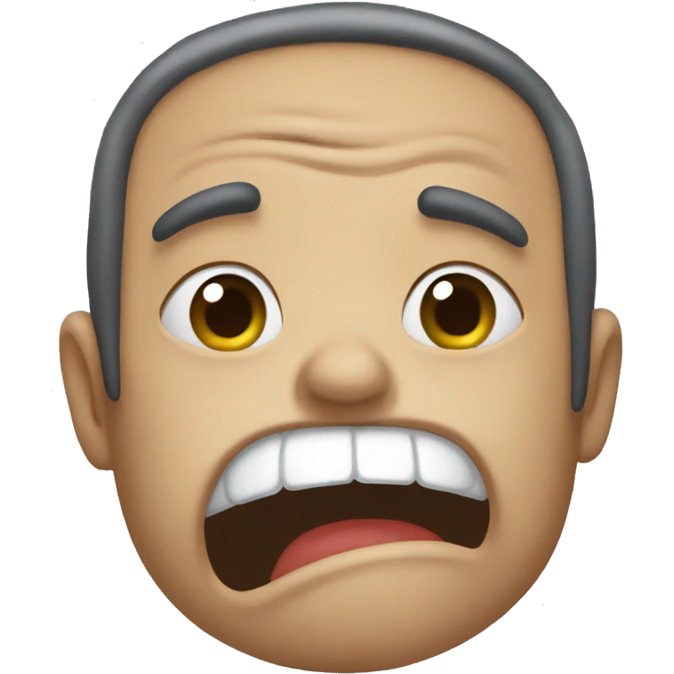 disgust face emoji
