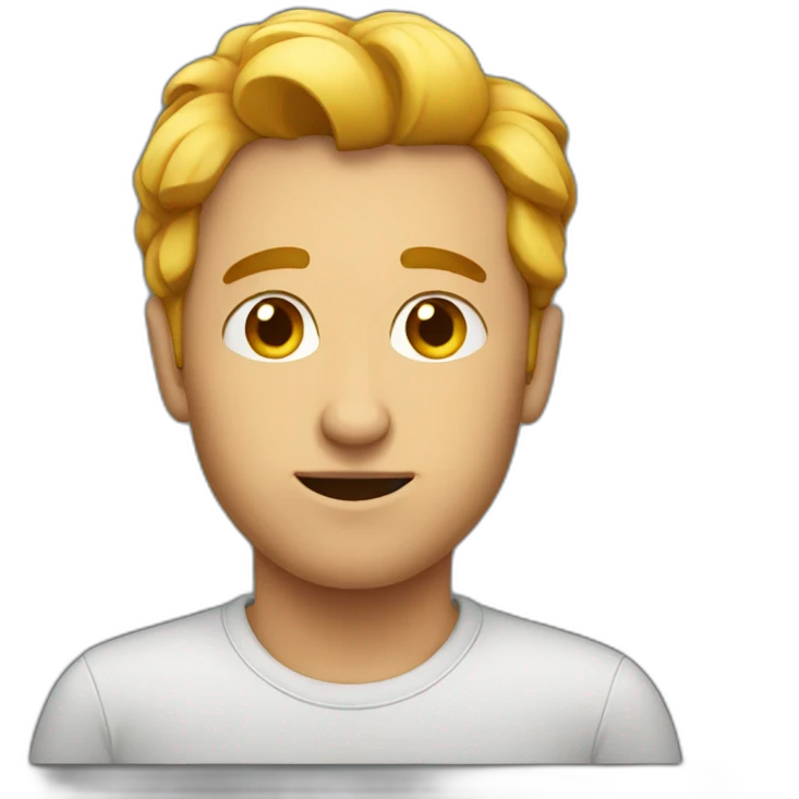 man that don't know emoji