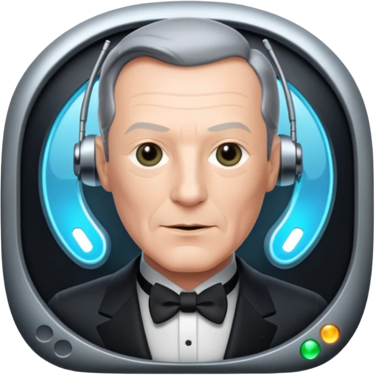 alfred from batman as a AI assitant like ironman's jarvis emoji