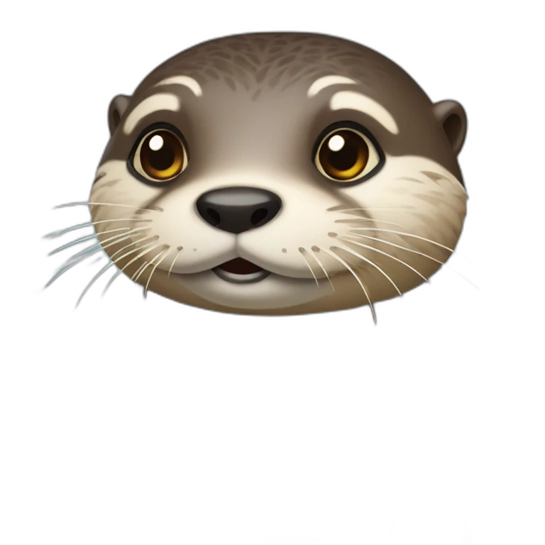 Loutre sur tortu emoji
