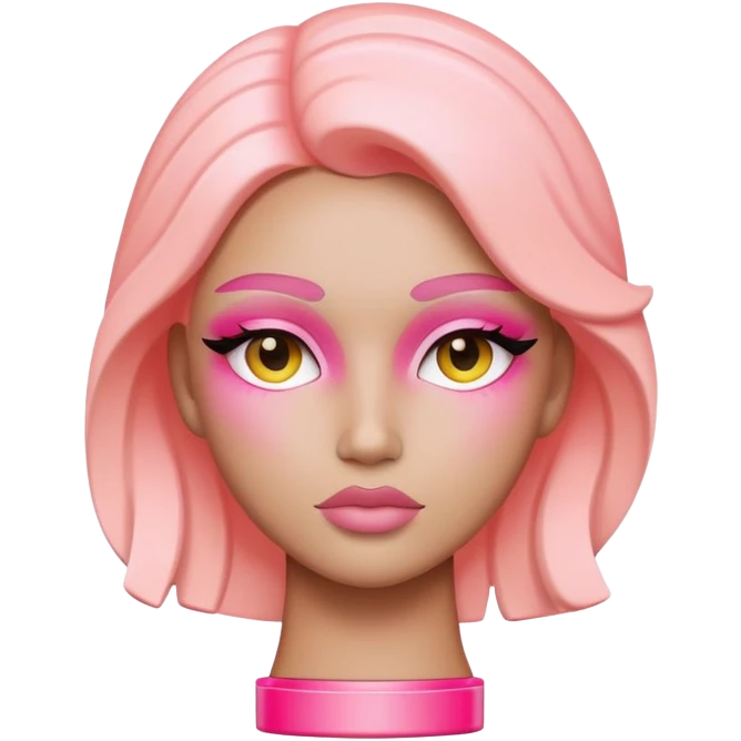 sculpture,hilighter,blush make up,   emoji