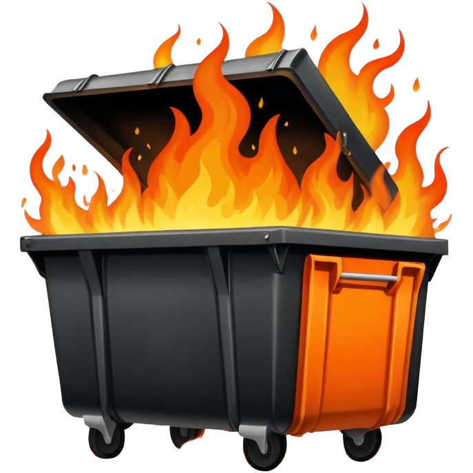 2025 dumpster fire  emoji
