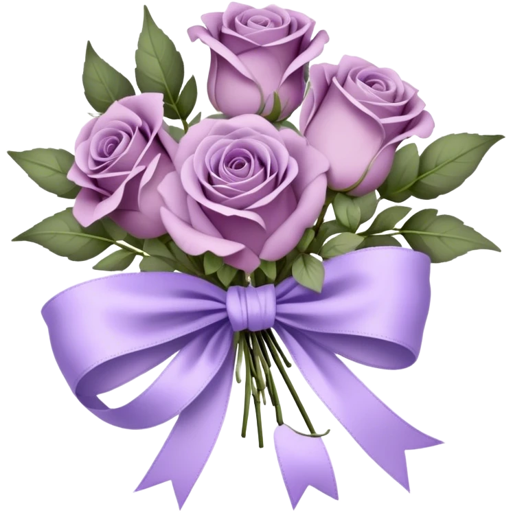 A vintage bouquet of wilted mauve roses, delicate violet pansies, and fragrant lavender sprigs is gently wrapped in soft lilac silk ribbons, tied into a loose, romantic bow, with a small heart-shaped locket resting among the petals, whispering secrets of a love long past emoji
