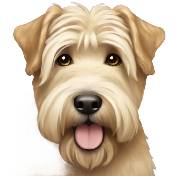 Wheaten in love emoji