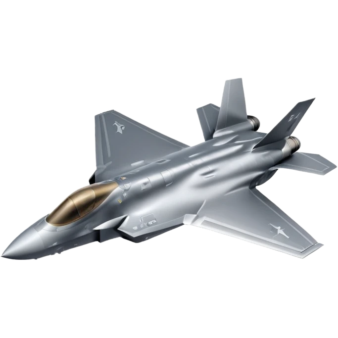 F35 Jet from the top emoji