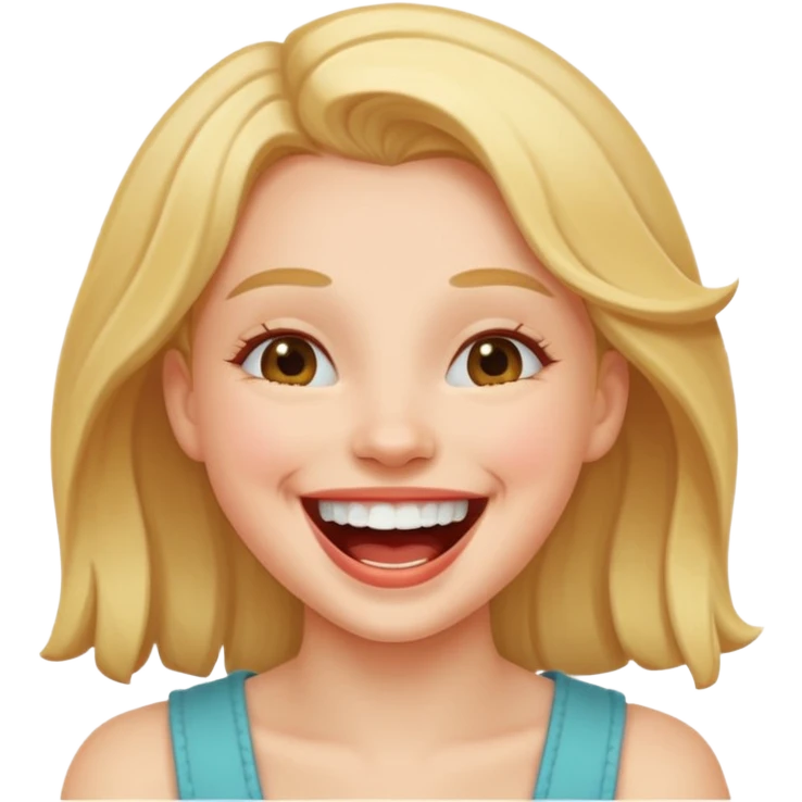 Laughing girl  emoji