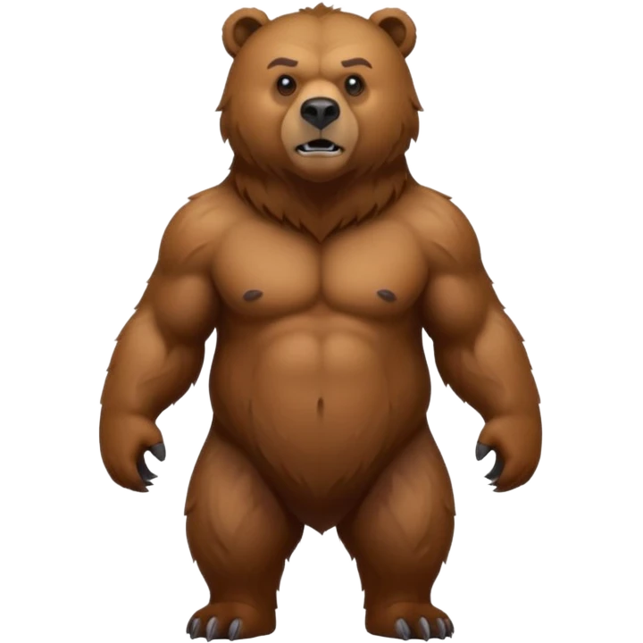 Grizzly bear emoji