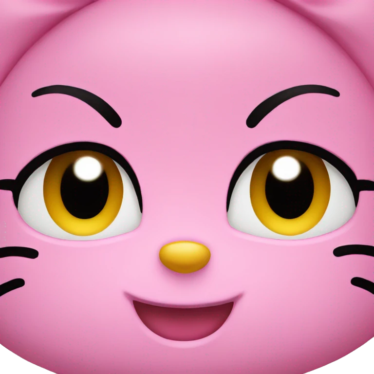 Hello kitty face emoji