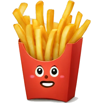 french fries emoji