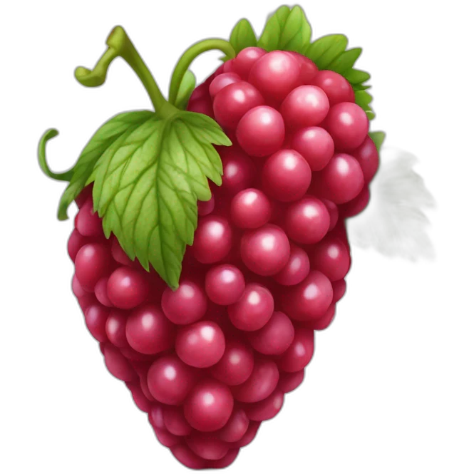 Fraise framboise myrtille emoji