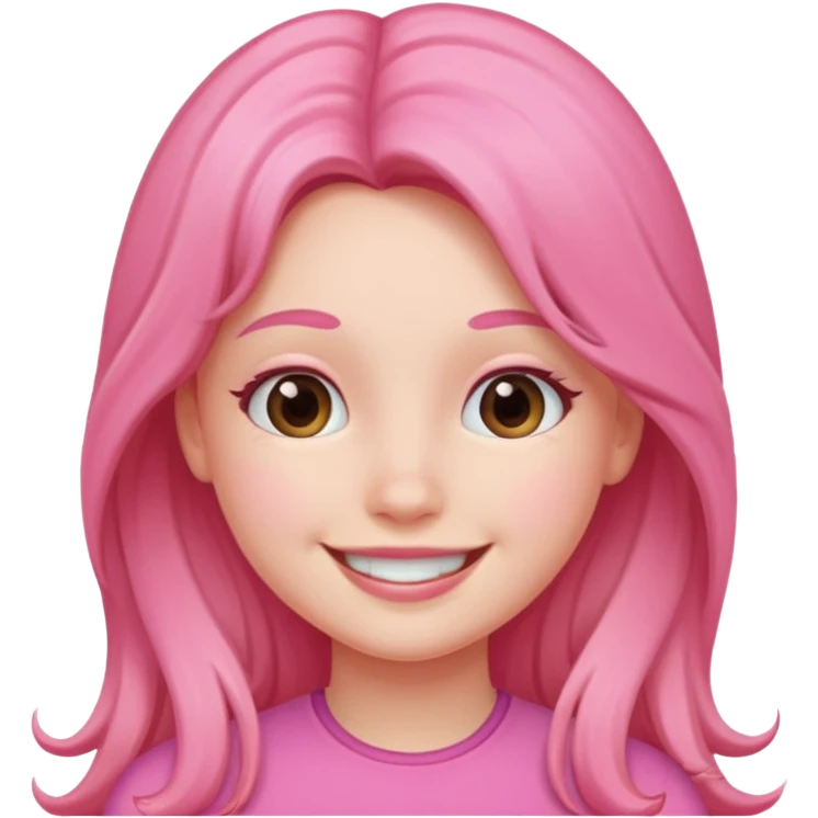 Pink girl emoji