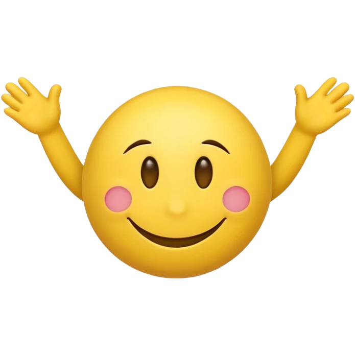 A smiley face between two legs looking forward emoji