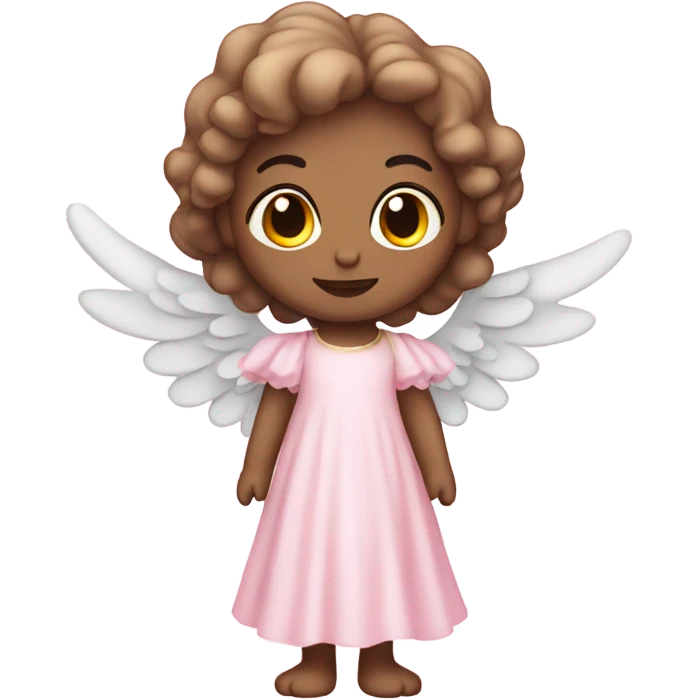 Pink angel emoji