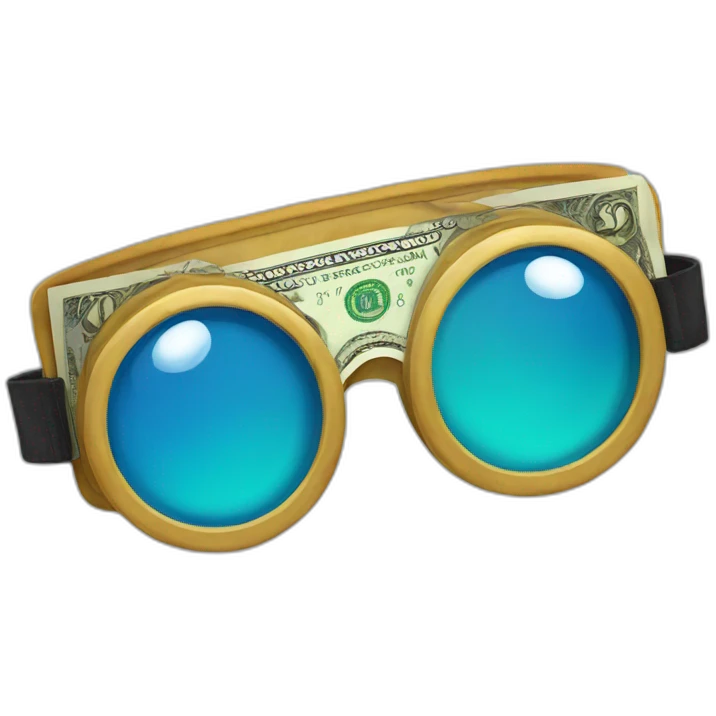 money goggles emoji