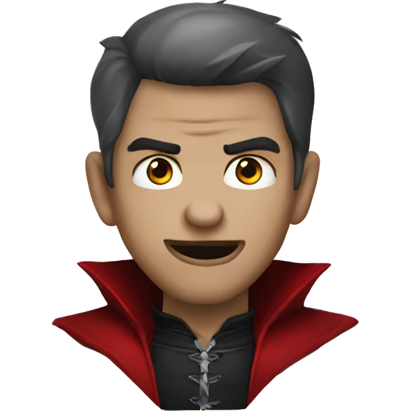 Vampire in red hood emoji