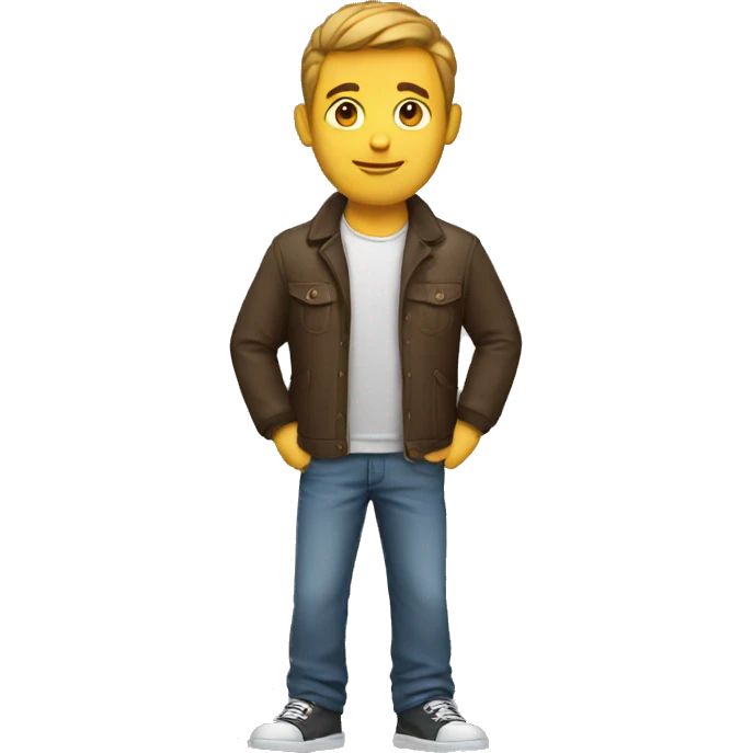 casual man  emoji