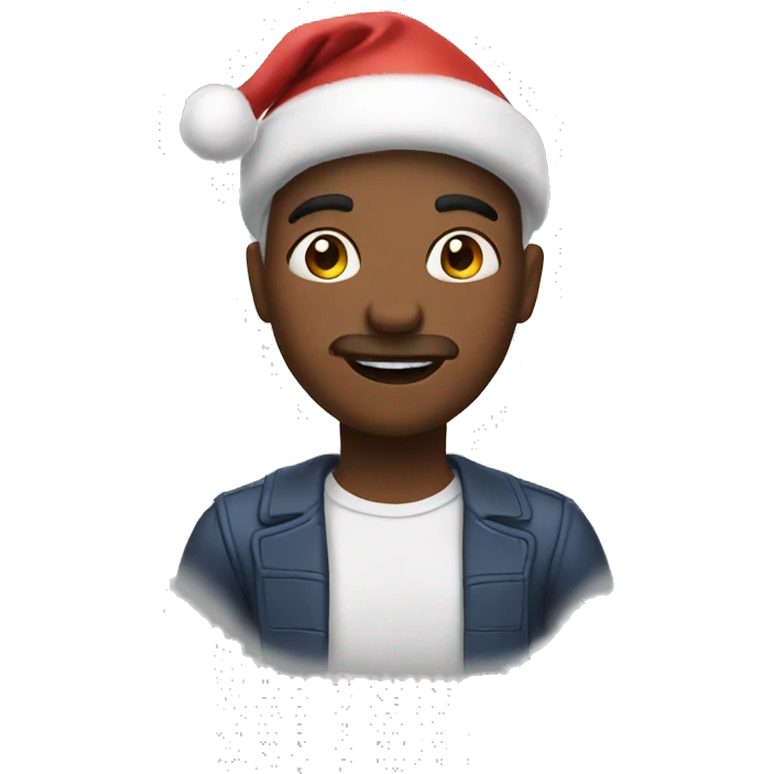 Hello christmas emoji