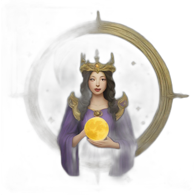 the-moon-in-the-tarot-card emoji