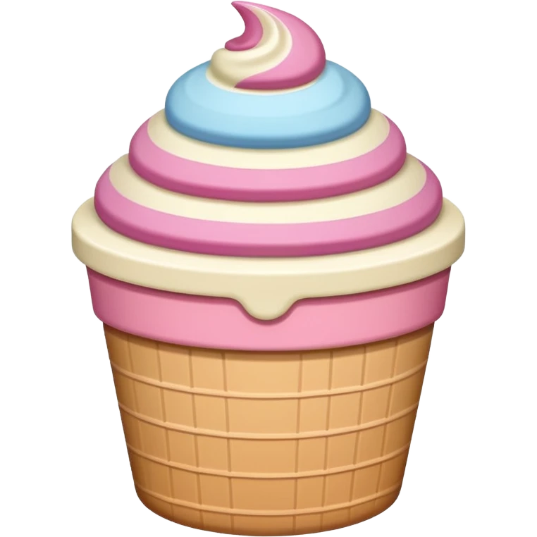 Neopolitan Ice-cream Tub emoji