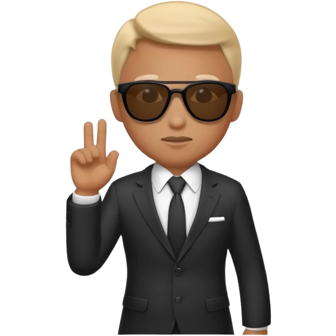 Secret agent emoji