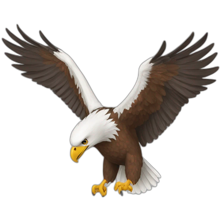 Aigle à 3 tetes emoji