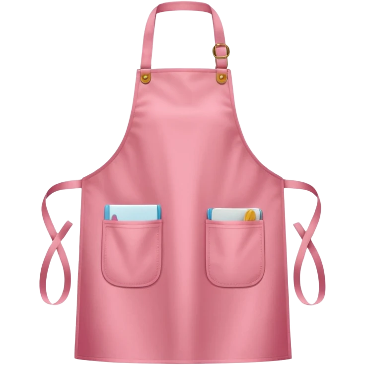 pink apron emoji