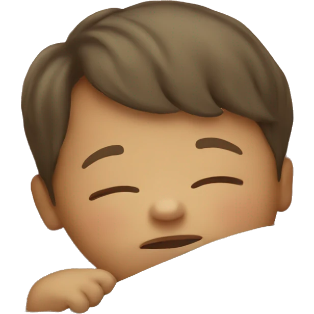 Boy Baby sleep emoji