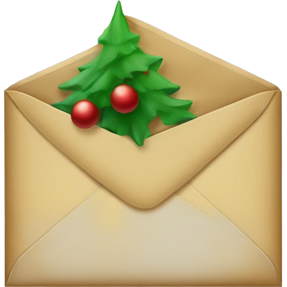 christmas envelope  emoji