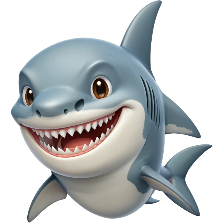 Shark laughing  emoji