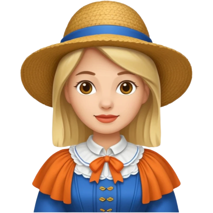 woman with dutch clothing emoji