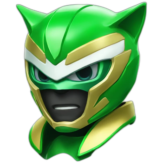 cat green power ranger emoji