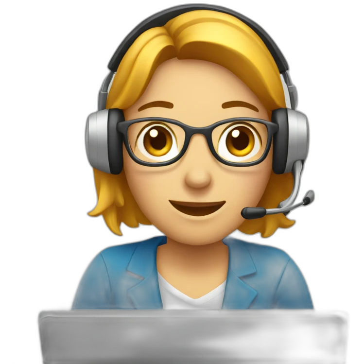 call center customer support emoji