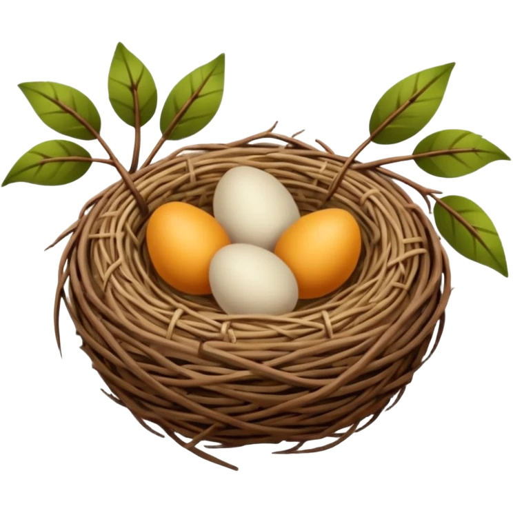 bird nest emoji