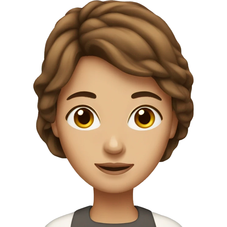 lady with brown hair emoji