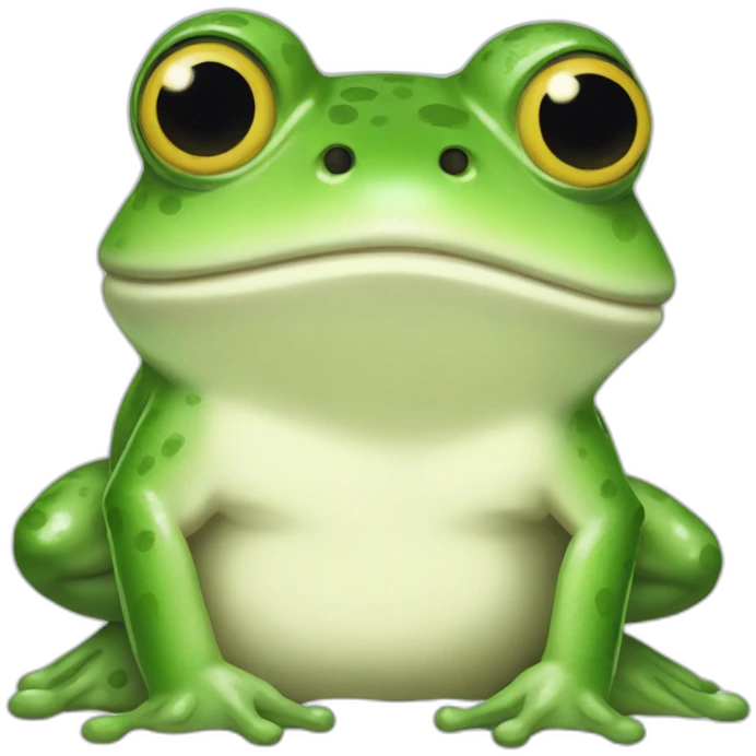 studio ghibli style frog emoji