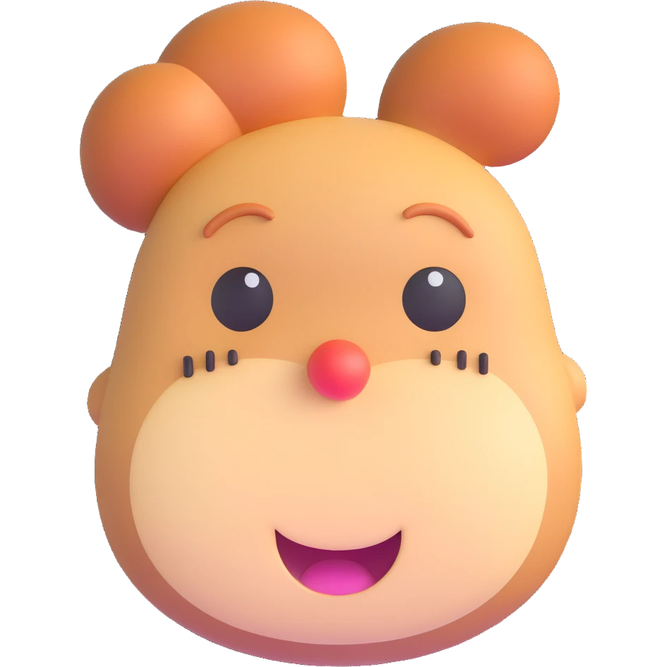 iconic face of Sandy Cheeks from SpongeBob emoji