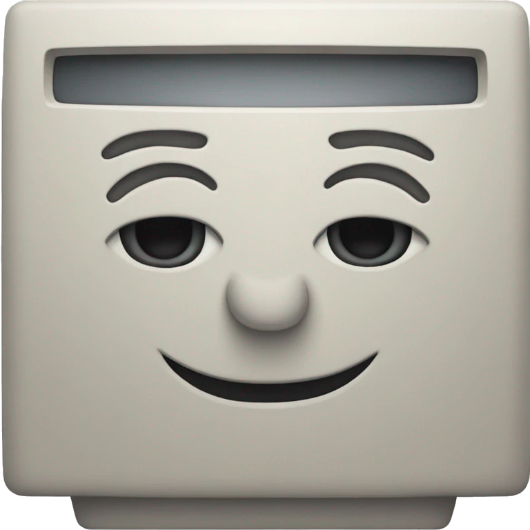an old Macintosh  emoji