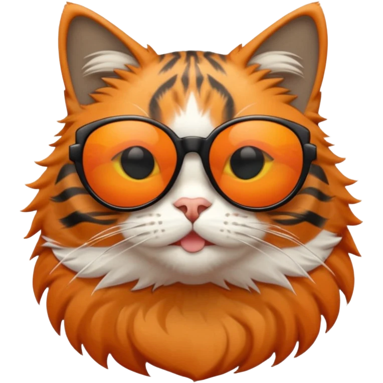 Cat wearing sunglasses emoji