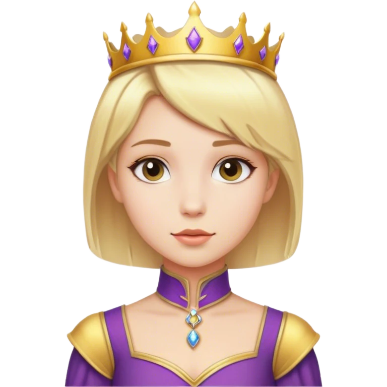 A GIRL WITH BLONDE SHORT HAIR PRINCE emoji