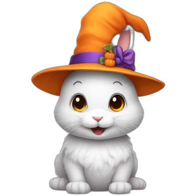 halloween rabbit emoji
