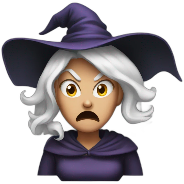 angry witch emoji