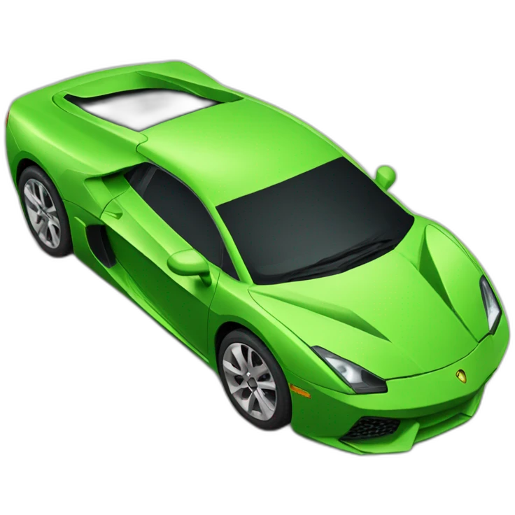 exotic green car emoji