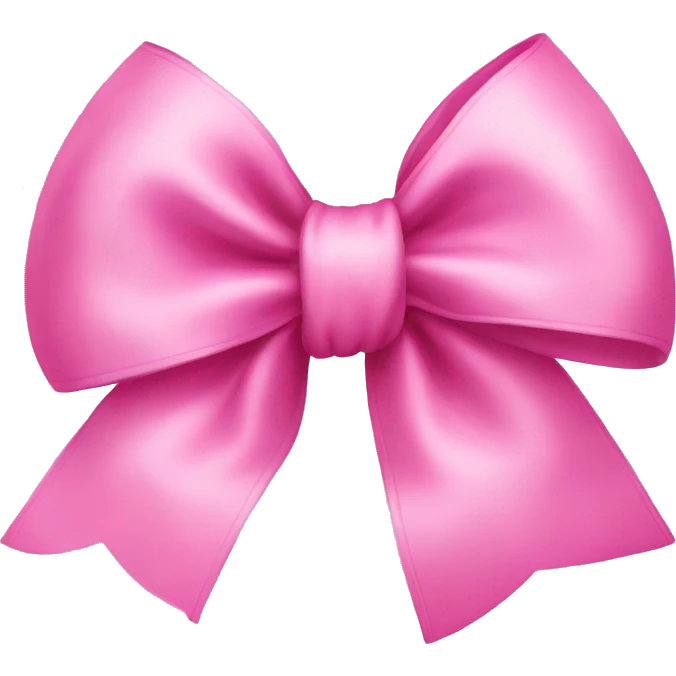 Pink bow emoji