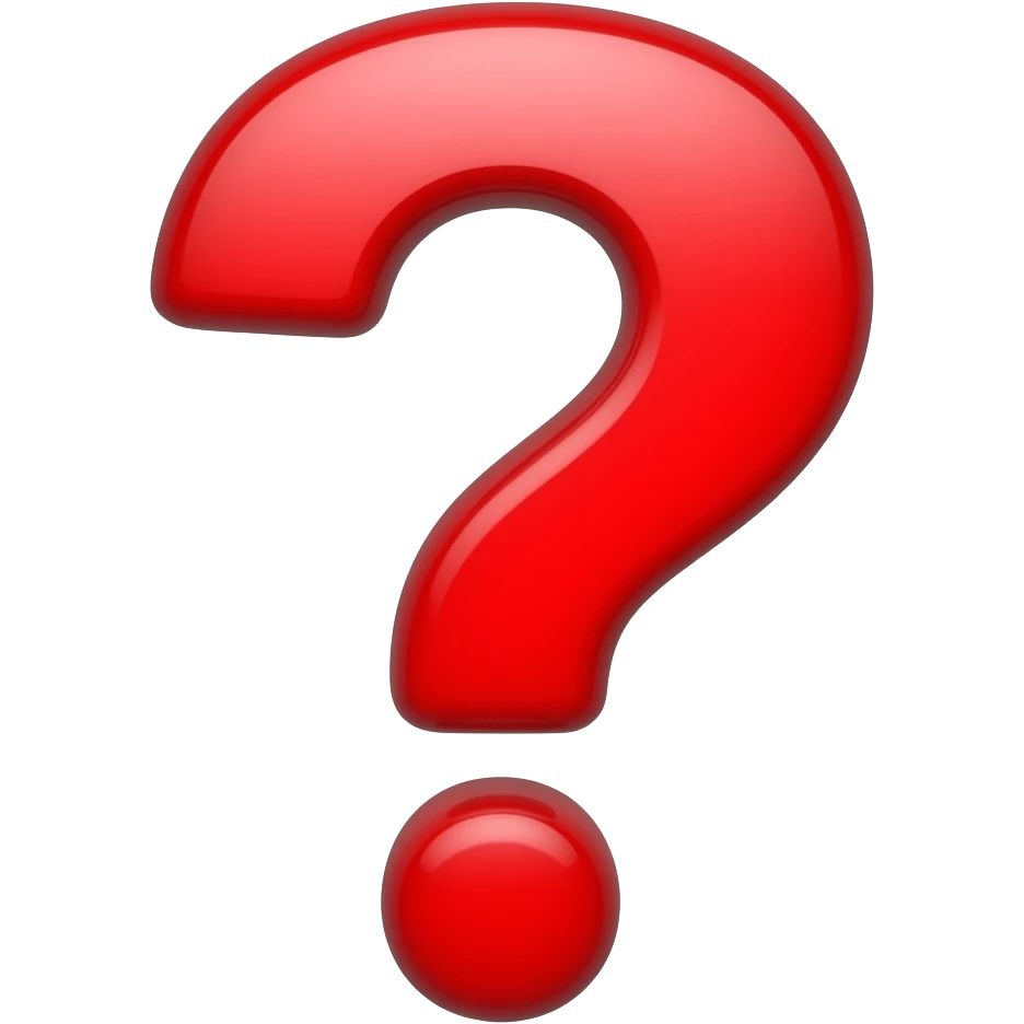 rotes fragezeichen emoji